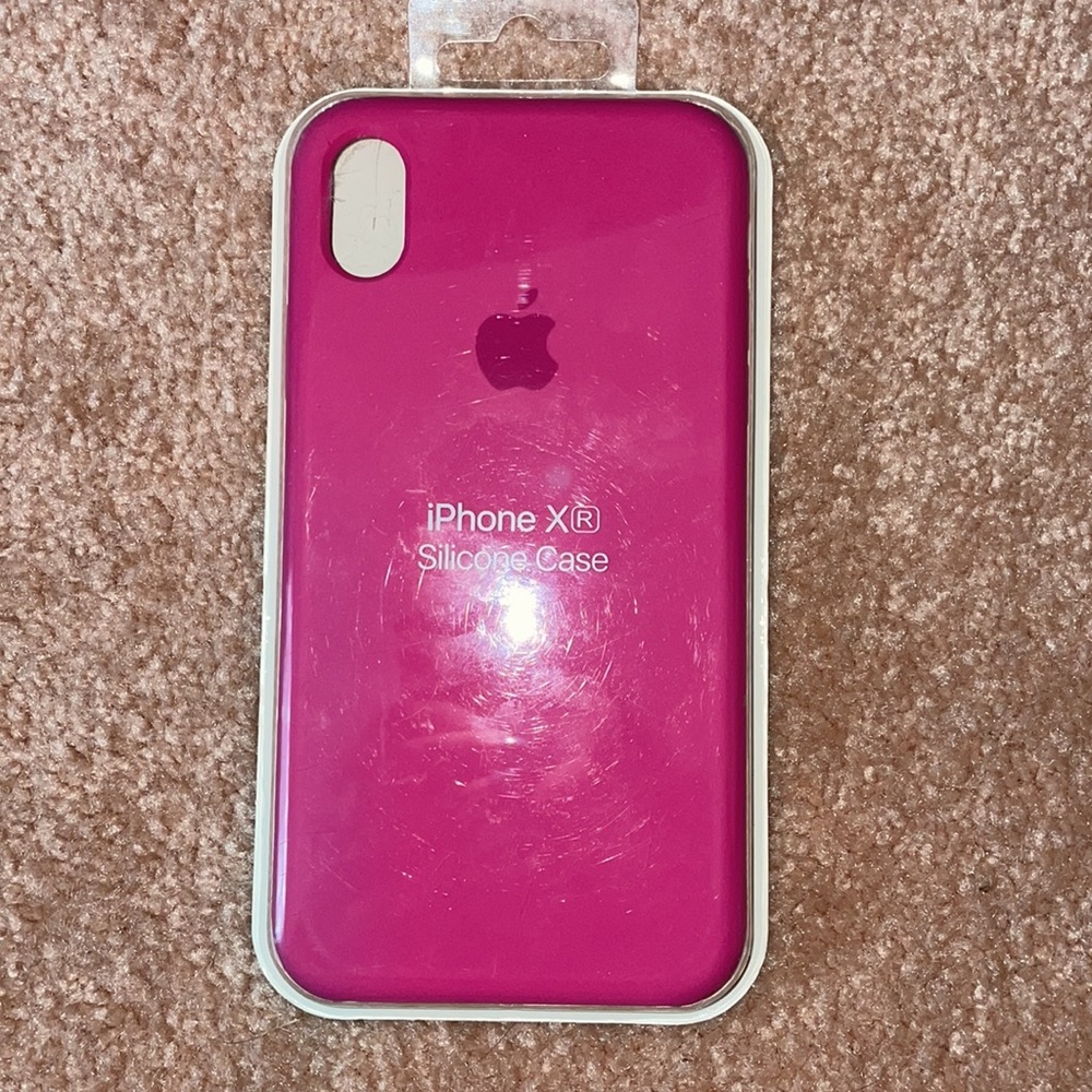 Apple brand iPhone XR silicone case